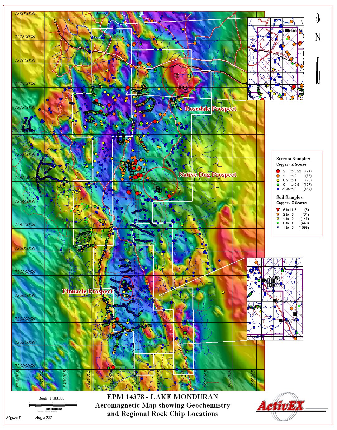 EPM 14378, LAKE MONDURAN, PARTIAL RELINQUISHMENT REPORT FOR PERIOD 1/8 ...